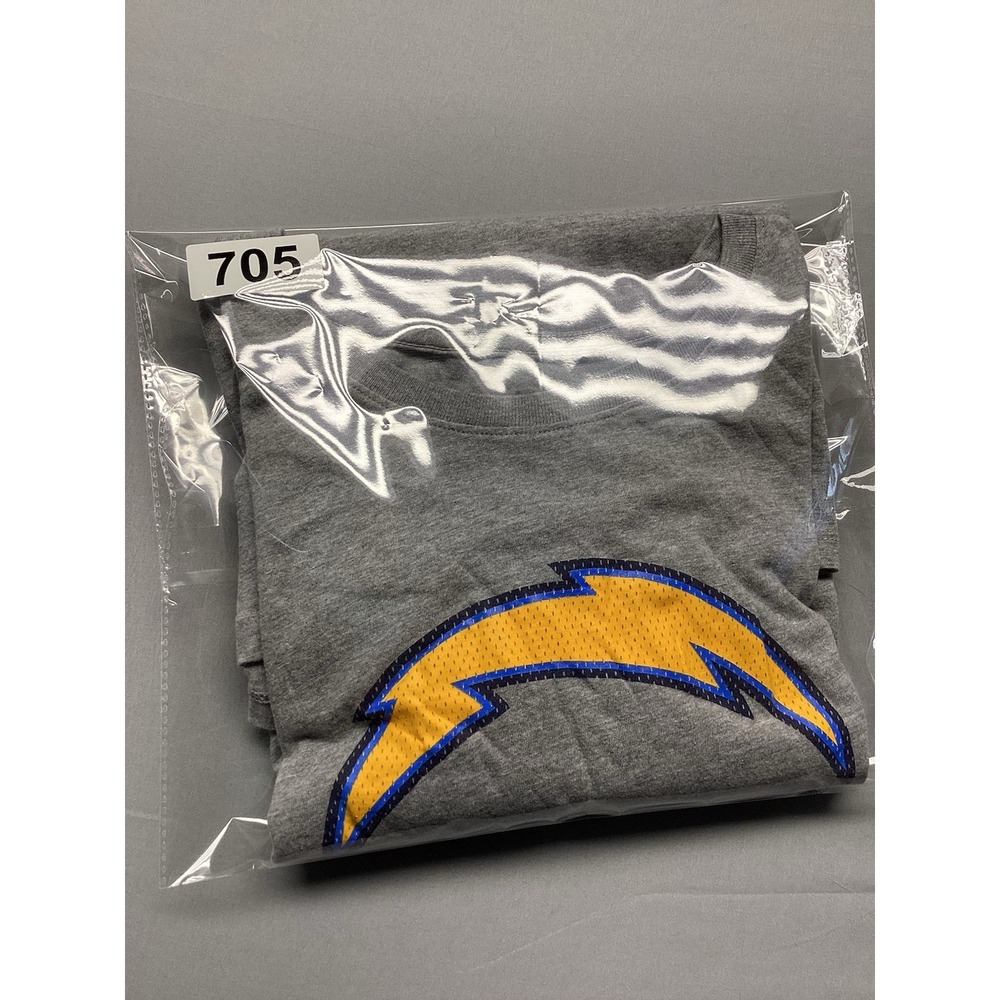 Los Angeles Chargers Nike Tee Mens XL Gray Heather Football Graphic T-Shirt - Picture 7 of 7